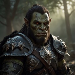 Orc Knight With Sword