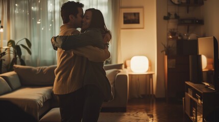 Warm Embrace in a Cozy Home