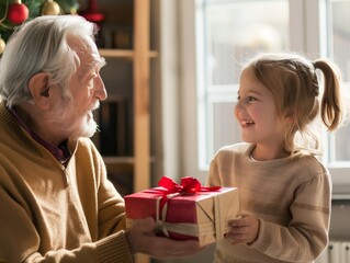 Generational Gift Exchange - A Heartwarming Moment