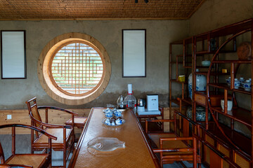 Chinese style decoration style tea room