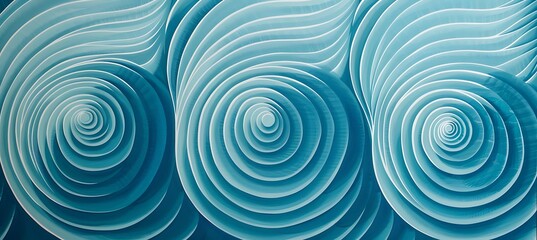 An Abstract Background with Swirling Lines in the Shades of Blue