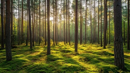 Sunlit Forest