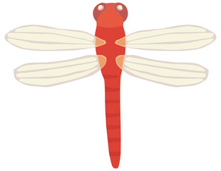 赤トンボのイラスト ベクター素材 © shiori