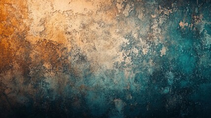 Beautiful grunge background. Panoramic abstract decorative dark background. Wide angle rough stylized mystic texture wallpaper with copy space for design , ai