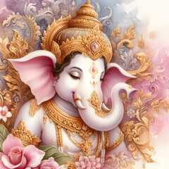 Ganesha Painting, Contemporary Art