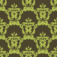 floral Damask Seamless Pattern ethnic Classical luxury royal Vintage, paisley elements ornament victorian seamless texture for wallpapers, textile for wallpapers