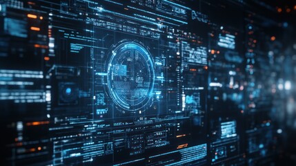 Futuristic Digital Interface