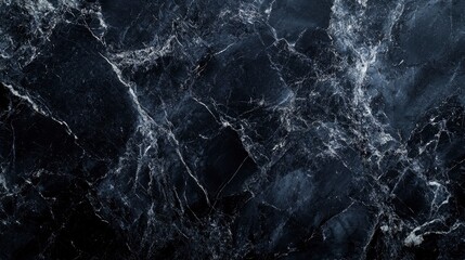 Obraz premium black marble background. black Portoro marbl wallpaper and counter tops. black marble floor and wall tile. black travertino marble texture. natural granite stone , ai