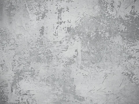 Abstract grunge gray concrete wall distressed texture background.