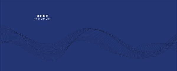 Abstract background with blue wavy lines. EPS10