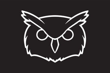 owl on a white background