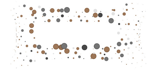 Multicolored paper confetti on transparent background. Realistic confetti flying. Colorful scattered items to holiday decorations.