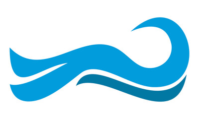 logo water wave vector art