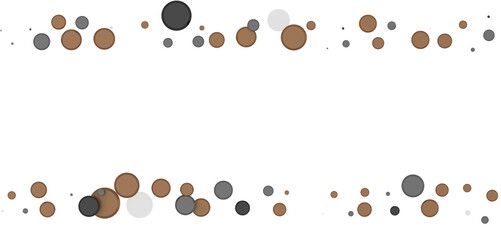  Colorful assorted confetti with serpentine on white