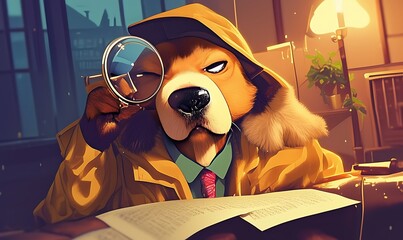 Portrait of a Rottweiler wearing a cowboy hat and bandana, emanating a rustic and adventurous vibe.
