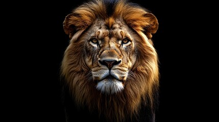 Fototapeta premium Majestic Lion Portrait