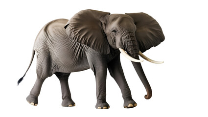 Fototapeta premium elephant isolated on white