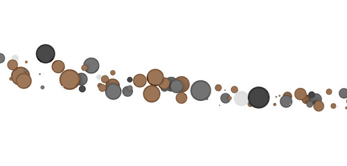  Colorful confetti on white background