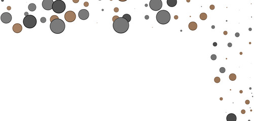 Multicolored paper confetti on transparent background. Realistic confetti flying. Colorful scattered items to holiday decorations.