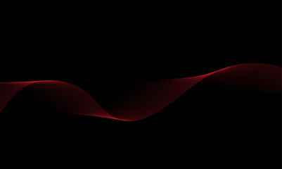 Luxury wavy curve lines background. Digital futuristic technology concept. 