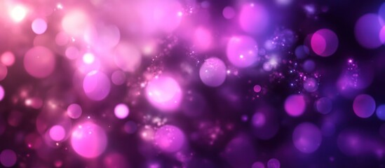 Abstract Bokeh Background with Pink and Purple Lights