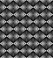 black and white seamless pattern geometric texture background.