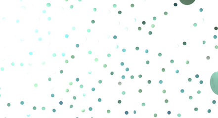  Colorful confetti on white background