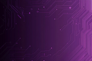 Abstract image of a circuit board with glowing lines and nodes on a pink gradient background. The intricate network of connections creates a modern, tech-inspired visual. Copy space available