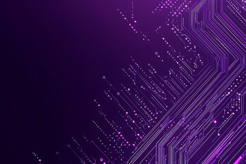 Abstract image of a circuit board with glowing lines and nodes on a pink gradient background. The intricate network of connections creates a modern, tech-inspired visual. Copy space available
