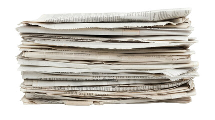stack of newspapers