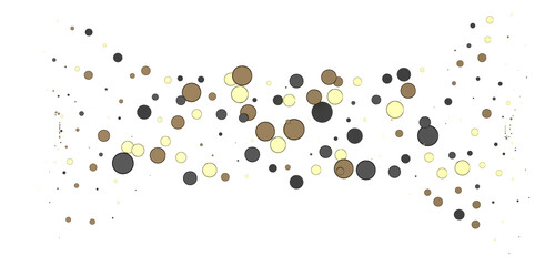 Joyful Deluge: Brilliant 3D Illustration Showcasing an Overflow of gold Confetti