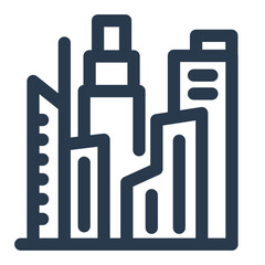 High-End Urban Skyline Architecture