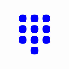 phone dial pad call keypad icon
