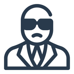Professional Bodyguard in Suit