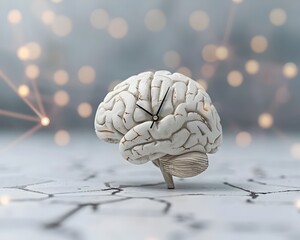 Brain with Integrated Clock Symbolizing Time based Information Processing