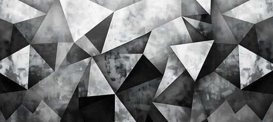 A background with a monochromatic color scheme and a pattern of geometric shapes