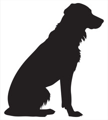 Dog silhouette vector