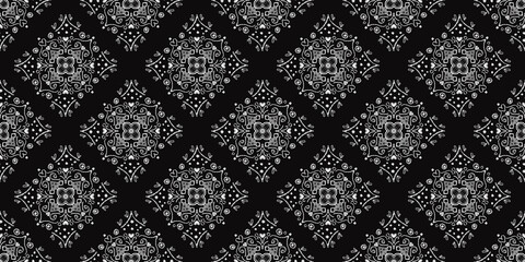 black and white seamless pattern
