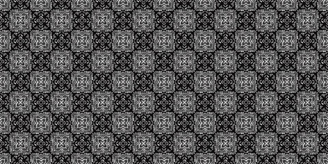 black and white seamless pattern