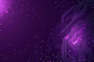 Abstract image of a circuit board with glowing lines and nodes on a pink gradient background. The intricate network of connections creates a modern, tech-inspired visual. Copy space available