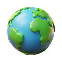 3D Icon of Planet Earth