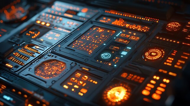 Control systems in human-machine interfaces, highlighting the precision and responsiveness of these advanced systems.