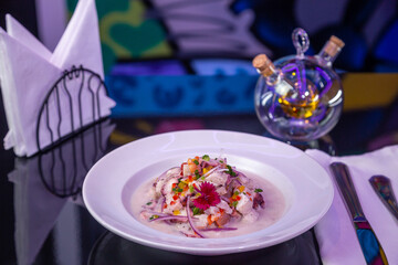 Fish, shrimp, meat, octopus, salmon Gastronomy