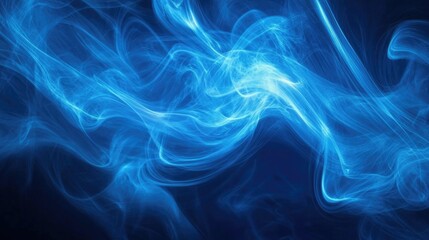 Obraz premium abstract background with soft blue smoke wave