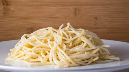 spaghetti pasta food