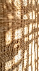 A textured wall created with handwork, exhibiting unique design patterns enhanced by sunlight