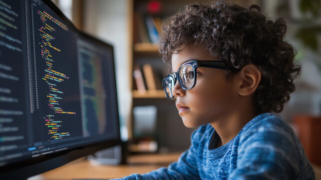 Boy reading code examples These tools leverage large language models and machine learning to analyze and suggest code