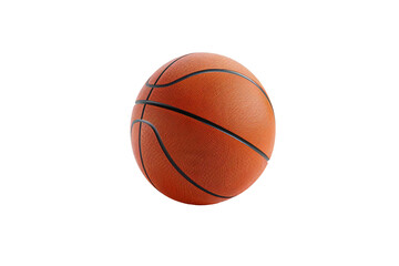a close up of a basketball