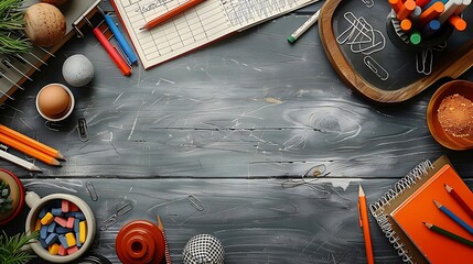 A seamless pattern of algebraic formulas and geometric shapes, drawn with white chalk on a dark chalkboard, arranged in a repeating, symmetrical layout, hd quality, academic and scholarly style.