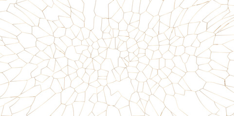 Simple broken glass effect vector crystalized form crack background